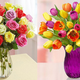 $35 24 Assorted Roses (no vase included), plus free shipping | 1800Flowers
$35 15 Assorted Tulips (clear vase included), plus free shipping | 1800Flowers